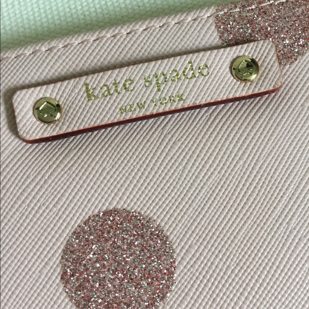 Kate Spade Pink Polka Dot Credit Card Holder View 2